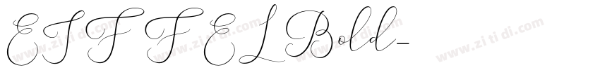 EIFFEL Bold字体转换